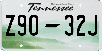 TN license plate Z9032J