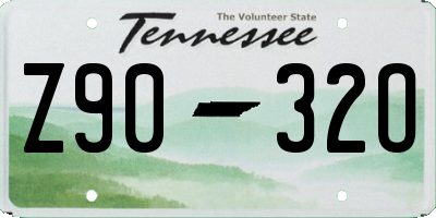 TN license plate Z9032O