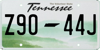 TN license plate Z9044J