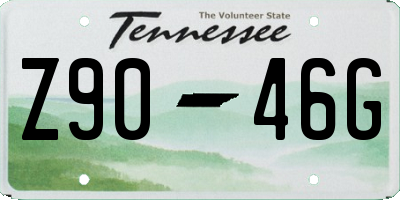 TN license plate Z9046G