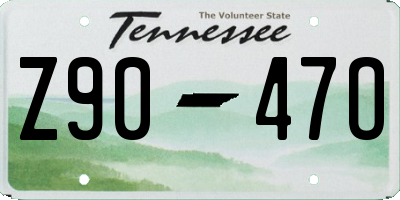 TN license plate Z9047O