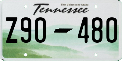 TN license plate Z9048O