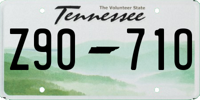TN license plate Z9071O