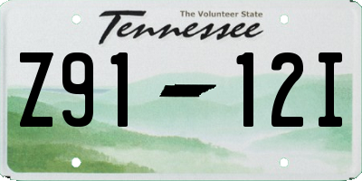 TN license plate Z9112I