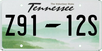 TN license plate Z9112S