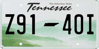 TN license plate Z9140I