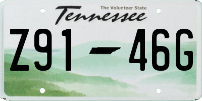 TN license plate Z9146G