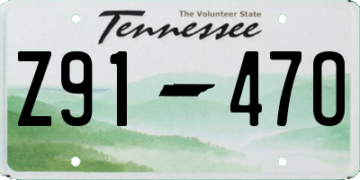 TN license plate Z9147O