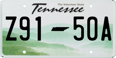 TN license plate Z9150A