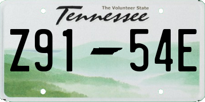 TN license plate Z9154E