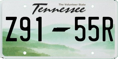 TN license plate Z9155R