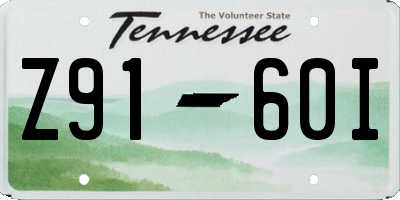 TN license plate Z9160I