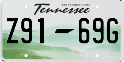 TN license plate Z9169G