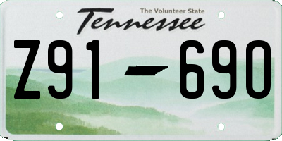 TN license plate Z9169O