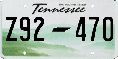 TN license plate Z9247O