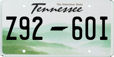 TN license plate Z9260I