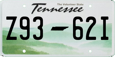 TN license plate Z9362I