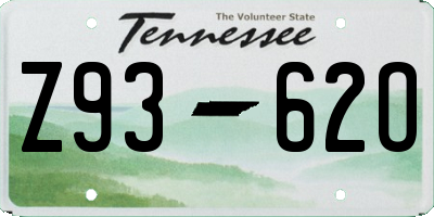 TN license plate Z9362O