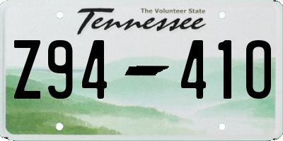 TN license plate Z9441O