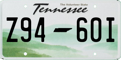 TN license plate Z9460I