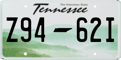 TN license plate Z9462I