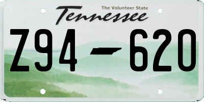 TN license plate Z9462O
