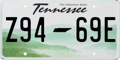 TN license plate Z9469E
