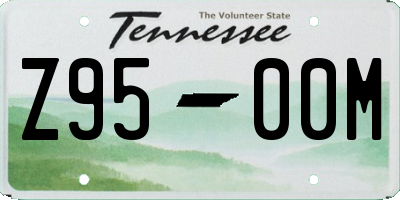 TN license plate Z9500M