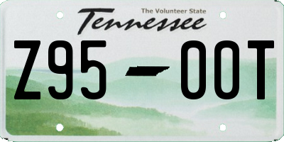 TN license plate Z9500T