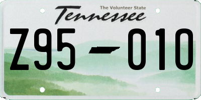 TN license plate Z9501O