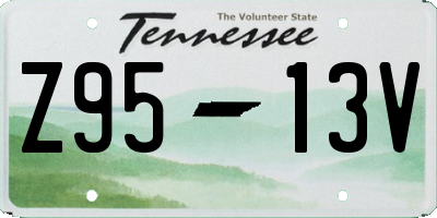 TN license plate Z9513V