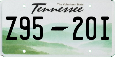 TN license plate Z9520I