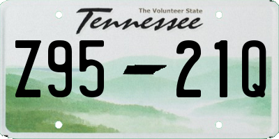 TN license plate Z9521Q