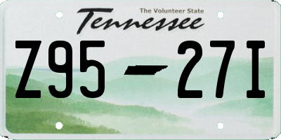 TN license plate Z9527I