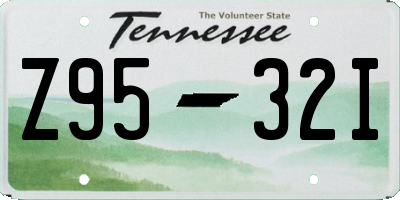 TN license plate Z9532I
