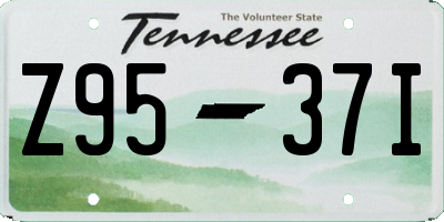 TN license plate Z9537I