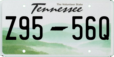 TN license plate Z9556Q
