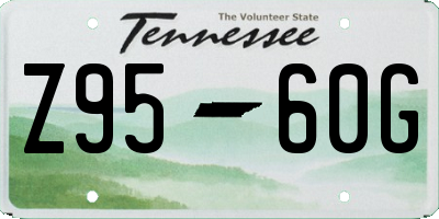 TN license plate Z9560G