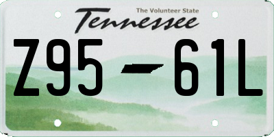 TN license plate Z9561L