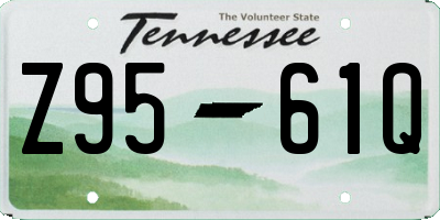 TN license plate Z9561Q