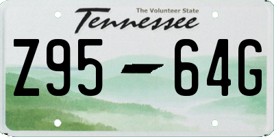 TN license plate Z9564G