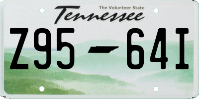 TN license plate Z9564I