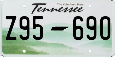 TN license plate Z9569O