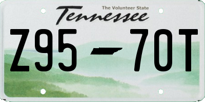 TN license plate Z9570T