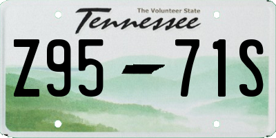 TN license plate Z9571S