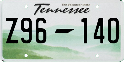 TN license plate Z9614O