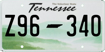 TN license plate Z9634O