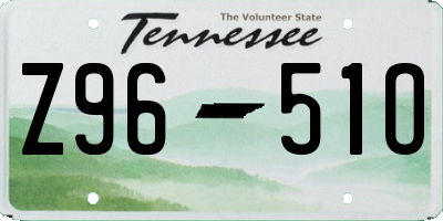 TN license plate Z9651O
