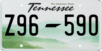 TN license plate Z9659O