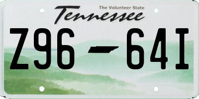 TN license plate Z9664I